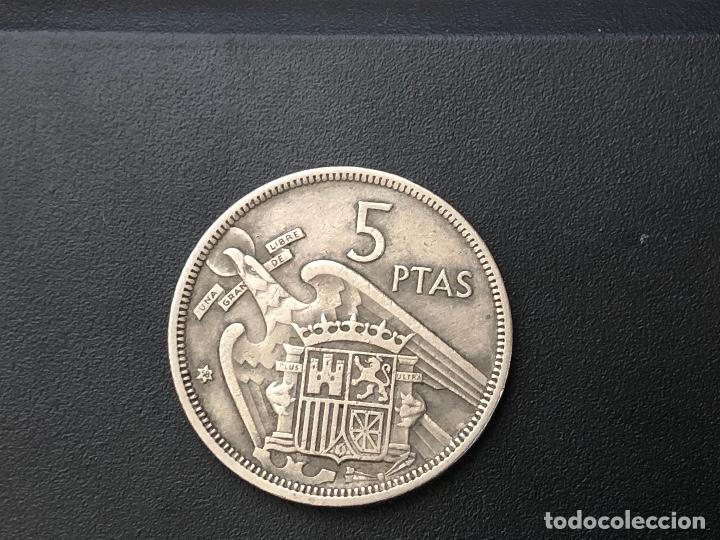 Monedas con errores: 5 pesetas 1957*58 error en POR - Foto 3