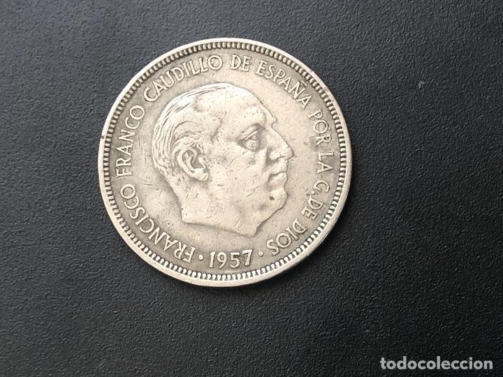 Monedas con errores: 5 pesetas 1957*58 error en POR - Foto 4