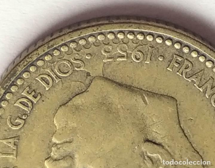 Monedas con errores: ## Error # 1 Pesetas 1953 estrella 56 Repintada## - Foto 1