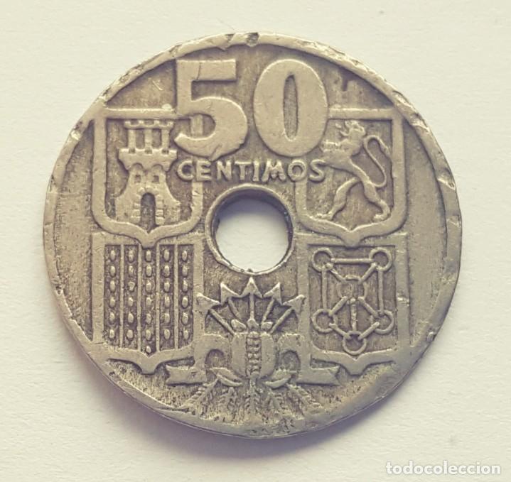 Monedas con errores: ## Errores y variantes # 50 C&eacute;ntimos del Estado espa&ntilde;ol Hoja separada ## - Foto 2