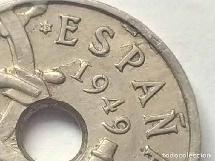 Monedas con errores: ## Errores y variantes # 50 C&eacute;ntimos 1949 *53 Agrietada ## - Foto 2