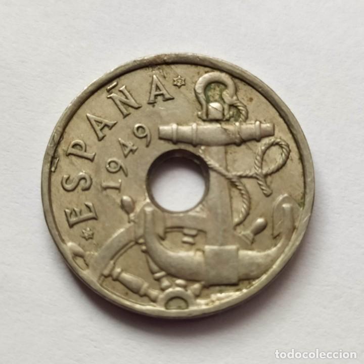 Monedas con errores: ## Errores y variantes # 50 C&eacute;ntimos 1949 *53 Agrietada ## - Foto 3
