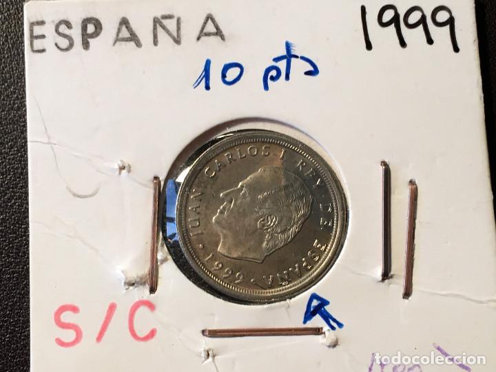 Monedas con errores: ## Error # 10 pesetas 1999 SC - Foto 1