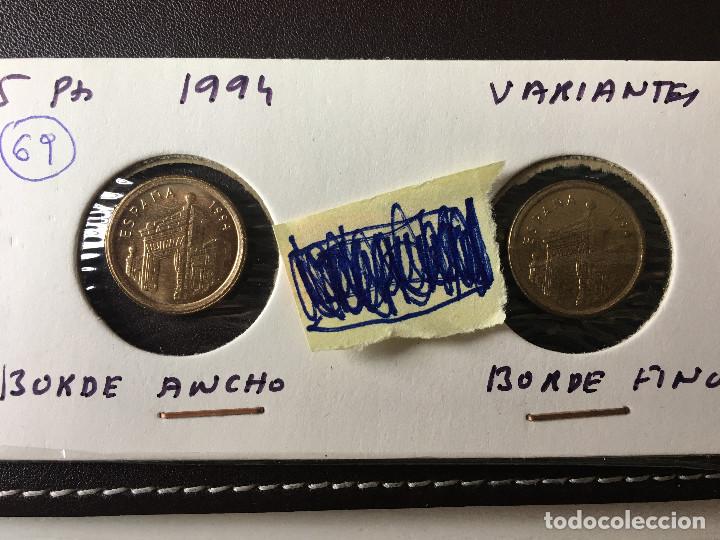 Monedas con errores: ## Error # 5 pesetas SC 1994 - Foto 1