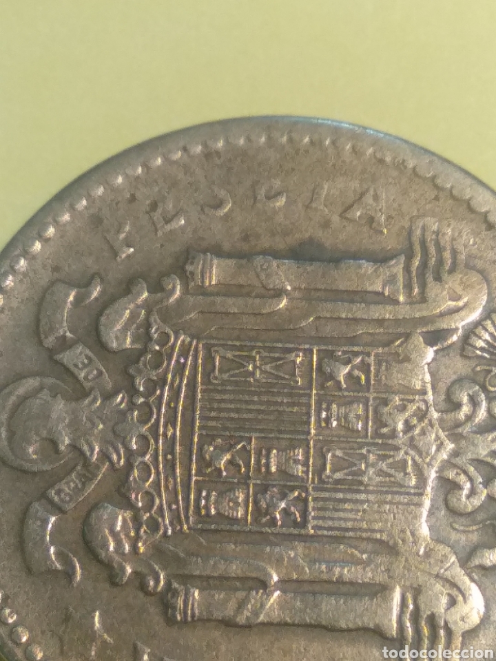 Monedas con errores: *ERROR* peseta de 1947, estrellas anep&iacute;grafas y floja acu&ntilde;&oacute; en leyenda - Foto 2