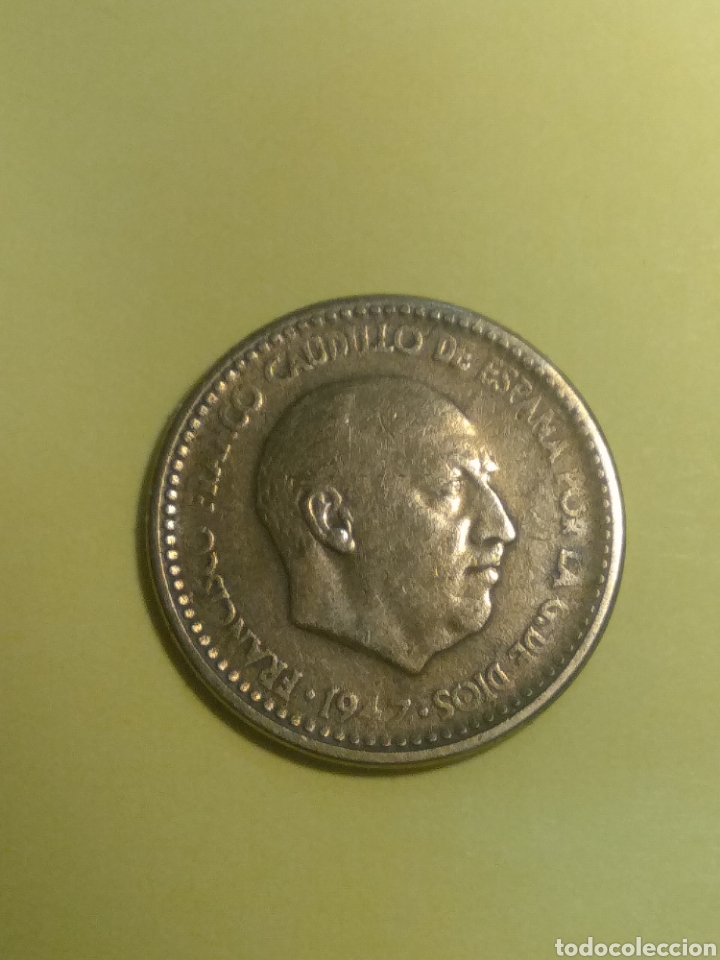 Monedas con errores: *ERROR* peseta de 1947, estrellas anep&iacute;grafas y floja acu&ntilde;&oacute; en leyenda - Foto 1
