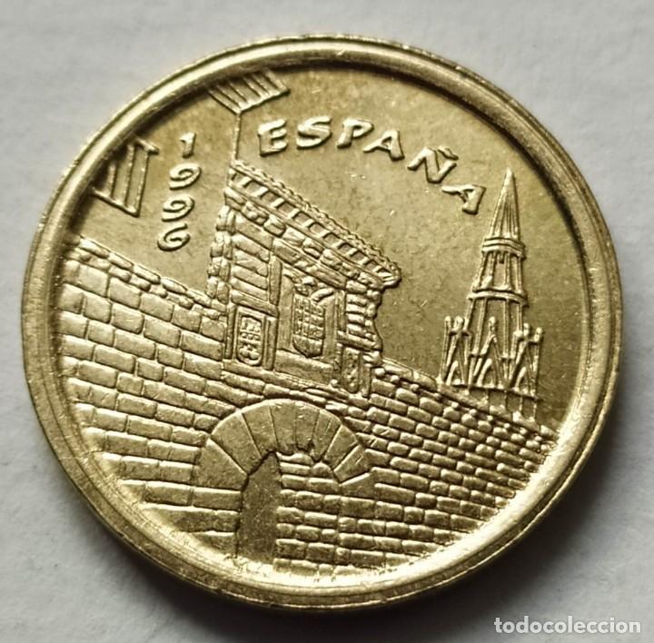 Monedas con errores: ## Error - 5 Pesetas 1996 Doble listel ## - Foto 2