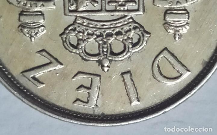 Monedas con errores: ## Error # 10 Pesetas 1985 Excesos en leyenda ## - Foto 2