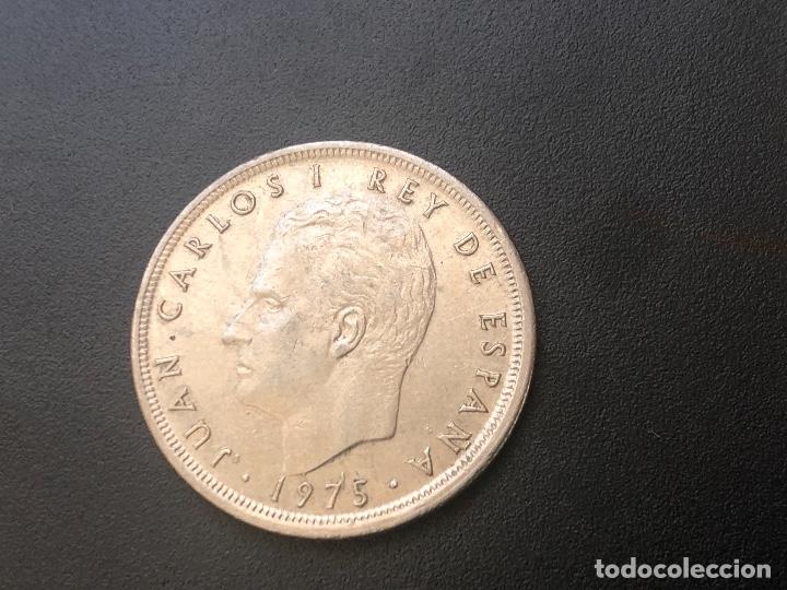 Monedas con errores: 5 pesetas 1975 error - Foto 2