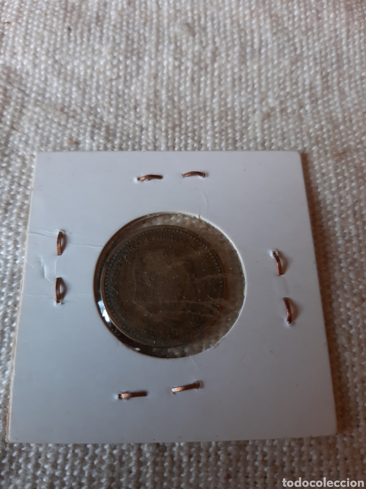 Monedas con errores: METAL SOBRANTE MAL TROQUELADA 1953 - Foto 2