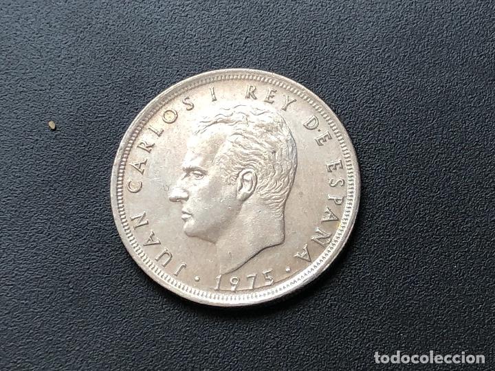 Monedas con errores: 5 pesetas 1975 error anverso y reverso - Foto 3