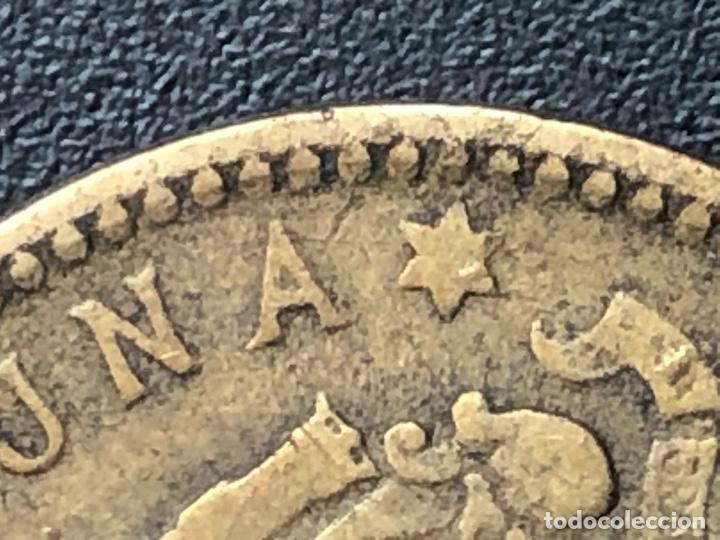 Monedas con errores: 1 peseta 1953 gotas de metal - Foto 5