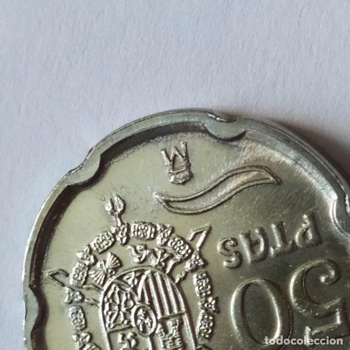 Monedas con errores: ## Error # 50 Pesetas 2000 Cu&ntilde;o gastado - Sin Circular ## - Foto 5