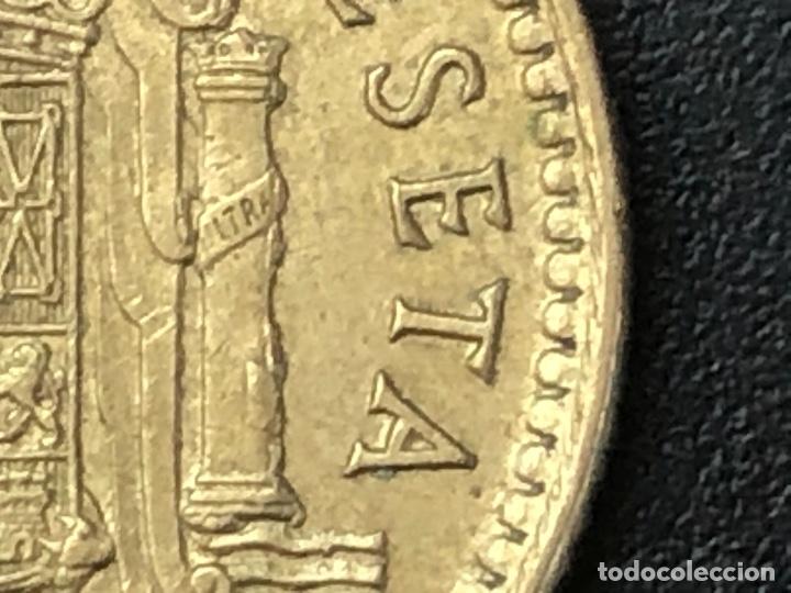 Monedas con errores: 1 peseta 1966 importante exceso metal - Foto 2