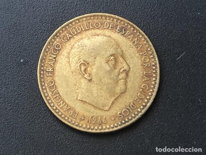 Monedas con errores: 1 peseta 1966 importante exceso metal - Foto 5