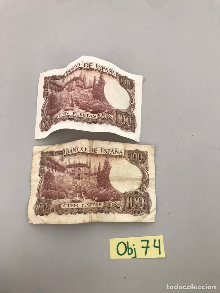 Monedas con errores: BILLETES DE 100 PESETAS - Foto 2