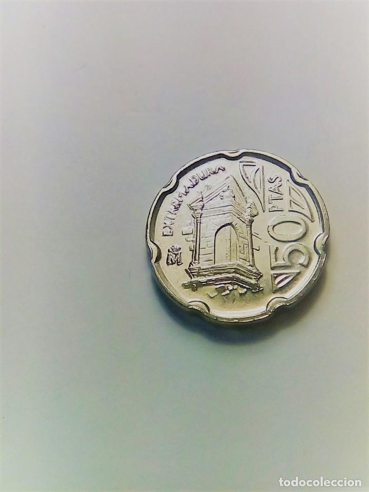 Monedas con errores: ERROR VARIANTE 50 PESTAS 1993 DE BOLSA REMARCADA ANVERSO Y REVERSO - Foto 1