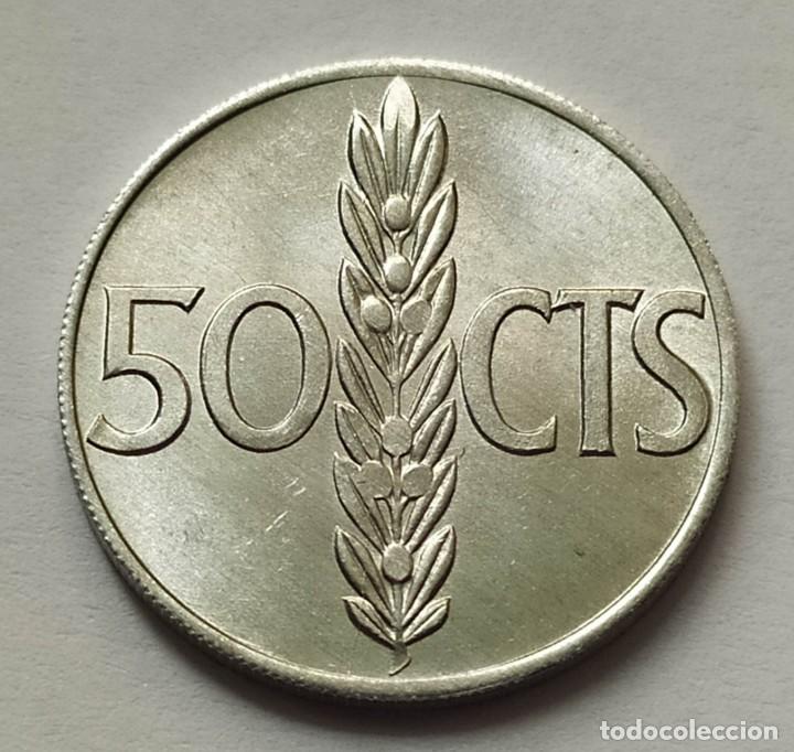 Monedas con errores: ## Error - 50 C&eacute;ntimos 1966-71 Fecha floja sin relieve 2 ## - Foto 3