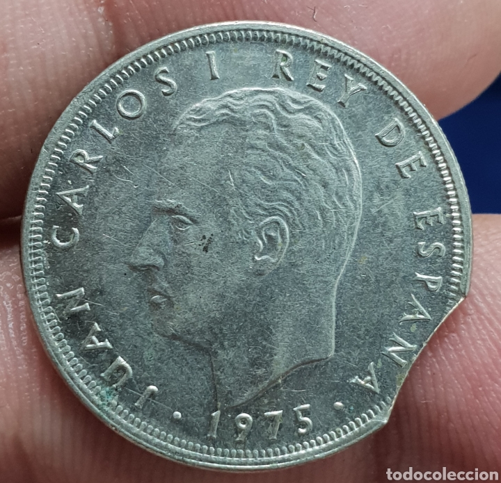 Monedas con errores: ERROR SEGMENTADA 5 PESETAS 1975 - Foto 1