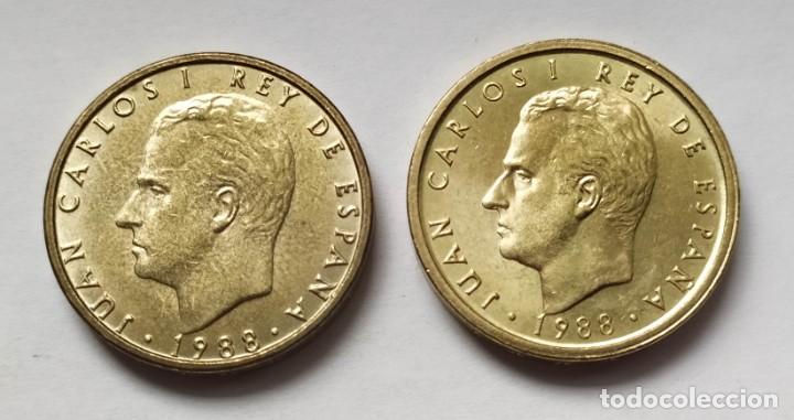 Monedas con errores: ## ERROR - 100 Pesetas 1988 Cabeza grande y normal## - Foto 1