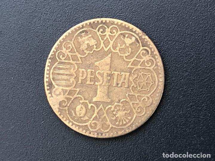 Monedas con errores: 1 peseta 1944 errores - Foto 1