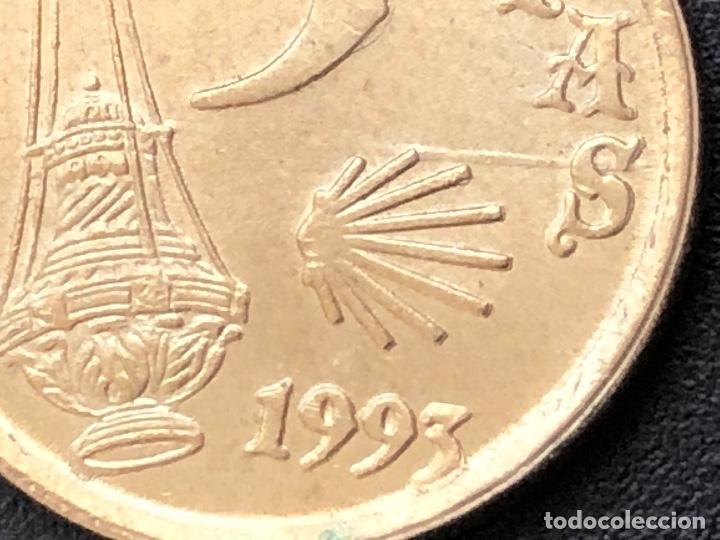 Monedas con errores: 5 pesetas 1993 Jacobeo - Foto 1