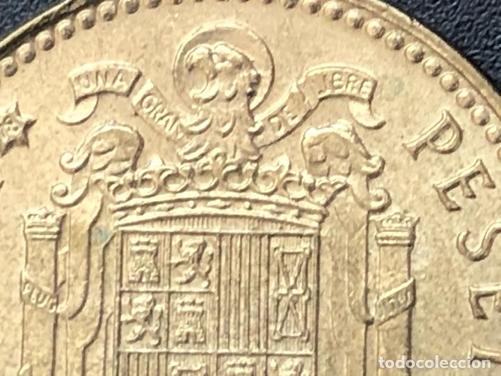 Monedas con errores: 1 peseta 1975 error anverso y reverso - Foto 2