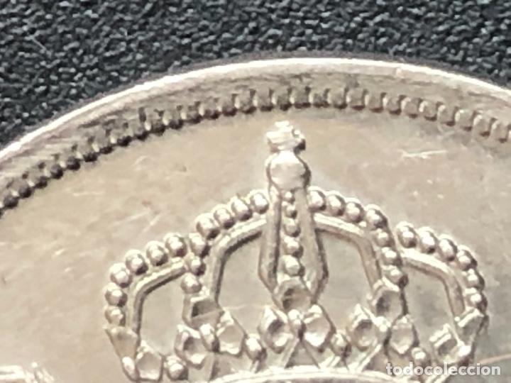 Monedas con errores: 5 pesetas 1975 remarcada y incusa - Foto 3