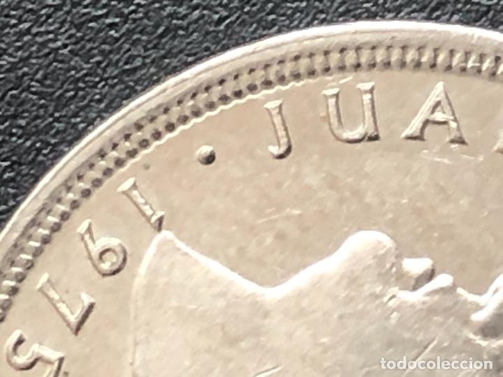 Monedas con errores: 5 pesetas 1975 remarcada y incusa - Foto 4