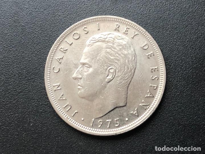 Monedas con errores: 5 pesetas 1975 remarcada y incusa - Foto 5
