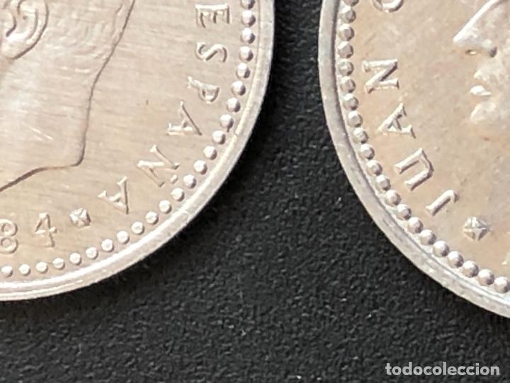 Monedas con errores: 3 monedas de 1 peseta 1984 - Foto 3