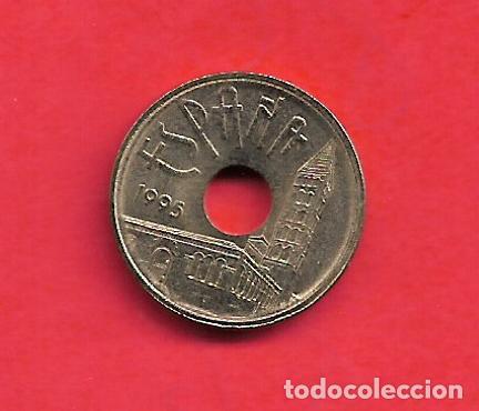 Monedas con errores: ESPA&Ntilde;A 25 PTS 1995 CASTILLA LEON SIN Y, VARIANTE, ERROR (s) - Foto 1