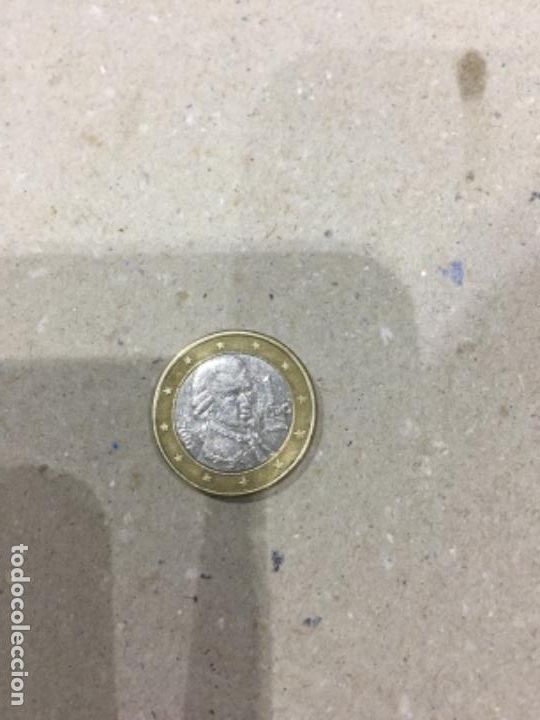 Monedas con errores: Austria : 1 Euro 2002 ( Mozart ) SIn Circular - Foto 1