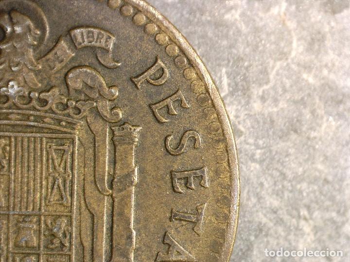 Monedas con errores: ESPA&Ntilde;A ESTADO ESPA&Ntilde;OL ERROR MONEDA 1 PESETA 1963 *65 - Foto 3