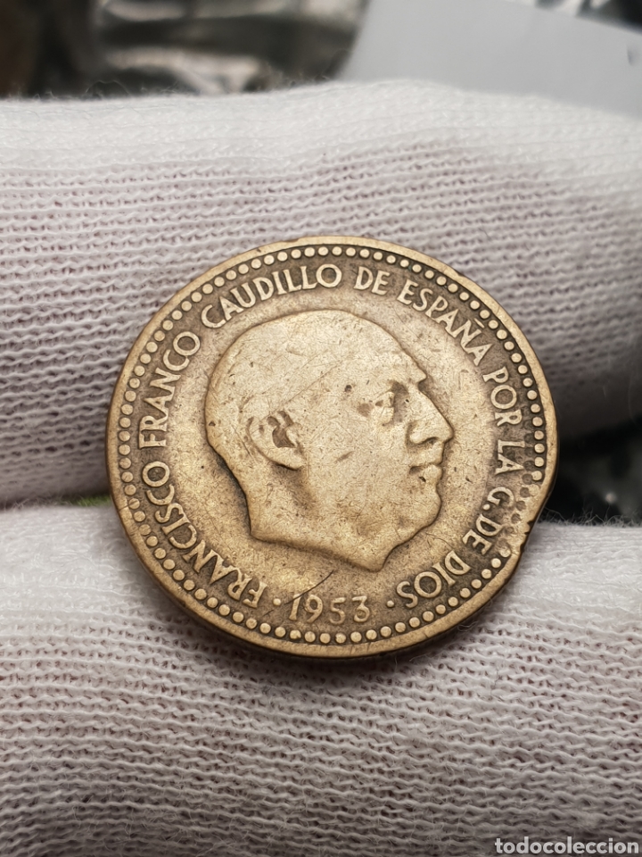 Monedas con errores: ERROR SEGMENTADA 1 PESETA 1953 - Foto 1
