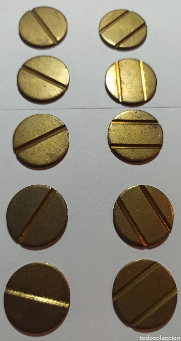 Monedas con errores: 10 monedas ranuradas telefono numismatica - Foto 2