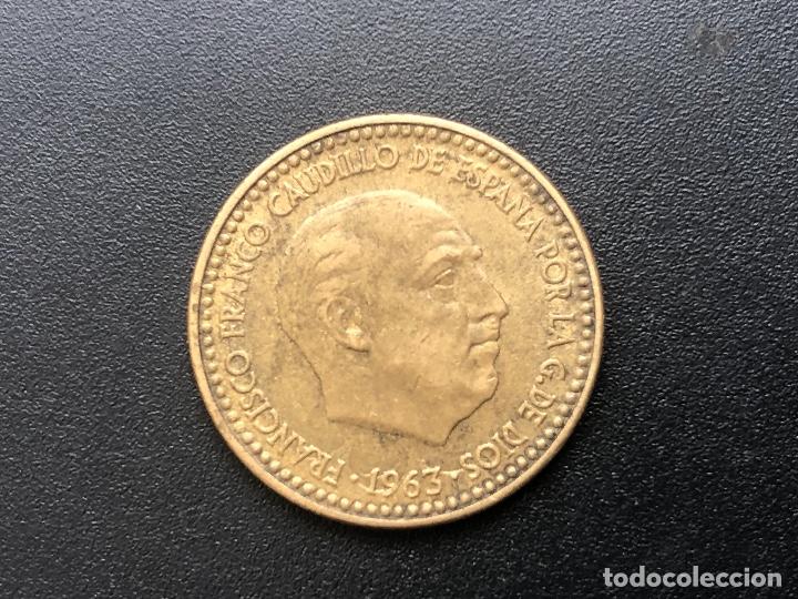Monedas con errores: 1 peseta 1963 errores - Foto 4