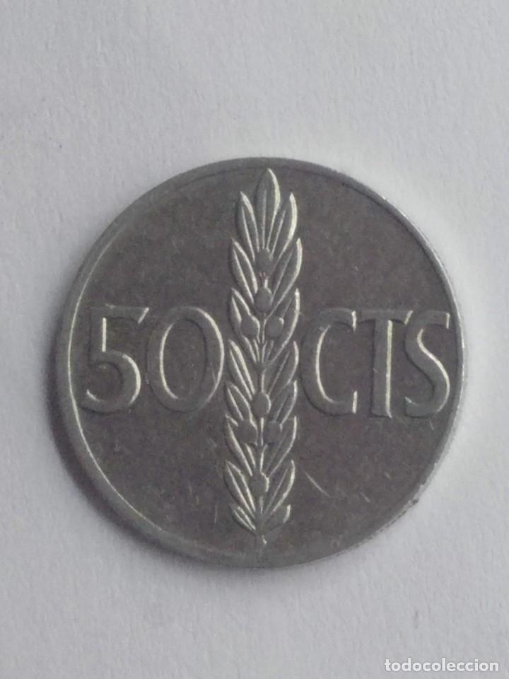 Monedas con errores: 50 centimos franco 1955 *68 triple error - Foto 4