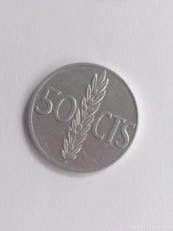 Monedas con errores: 50 centimos franco 1955 *68 triple error - Foto 6