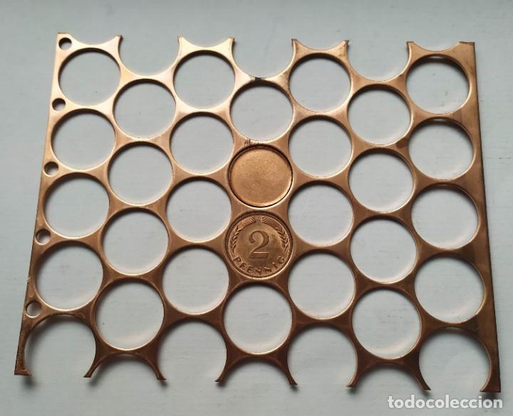 Monedas con errores: ## Rara plancha o rielera de 2 Pfennig alemanes ## - Foto 1