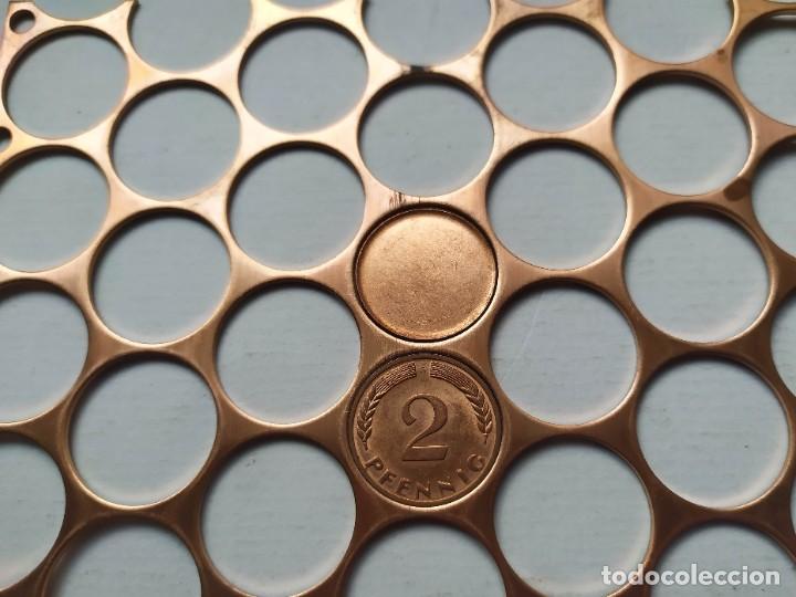 Monedas con errores: ## Rara plancha o rielera de 2 Pfennig alemanes ## - Foto 2