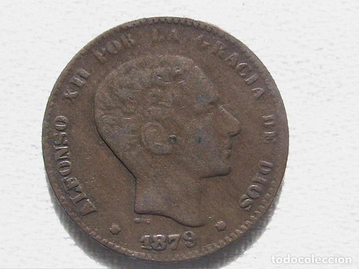 Monedas con errores: ESPA&Ntilde;A 10 CENTIMOS 1879 REVERSO GIRADO - VARIANTE- ERROR (E11) - Foto 2