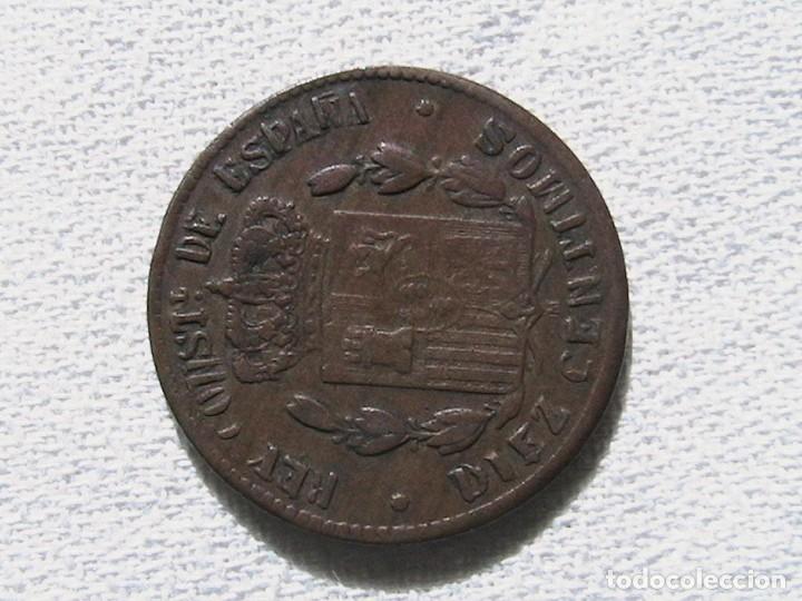 Monedas con errores: ESPA&Ntilde;A 10 CENTIMOS 1879 REVERSO GIRADO - VARIANTE- ERROR (E11) - Foto 4