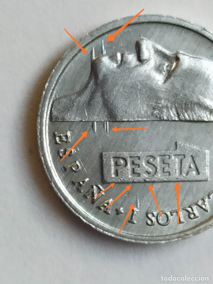 Monedas con errores: ## Error - Bandas y excesos en relieve 1 peseta 1997 ## - Foto 1