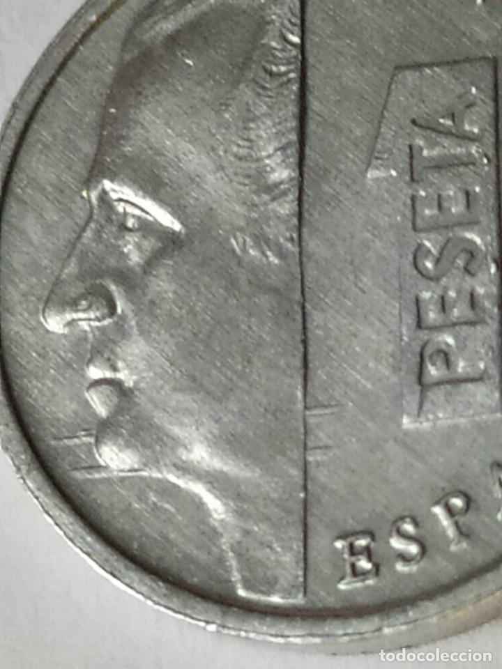 Monedas con errores: ## Error - Bandas y excesos en relieve 1 peseta 1997 ## - Foto 3