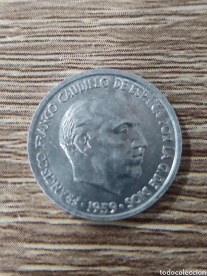 Monedas con errores: 10 c&eacute;ntimos 1959 acu&ntilde;aci&oacute;n desplazada - Foto 1