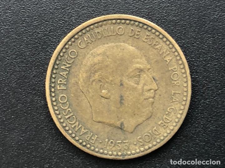 Monedas con errores: 1 peseta 1953 *63 errores - Foto 3