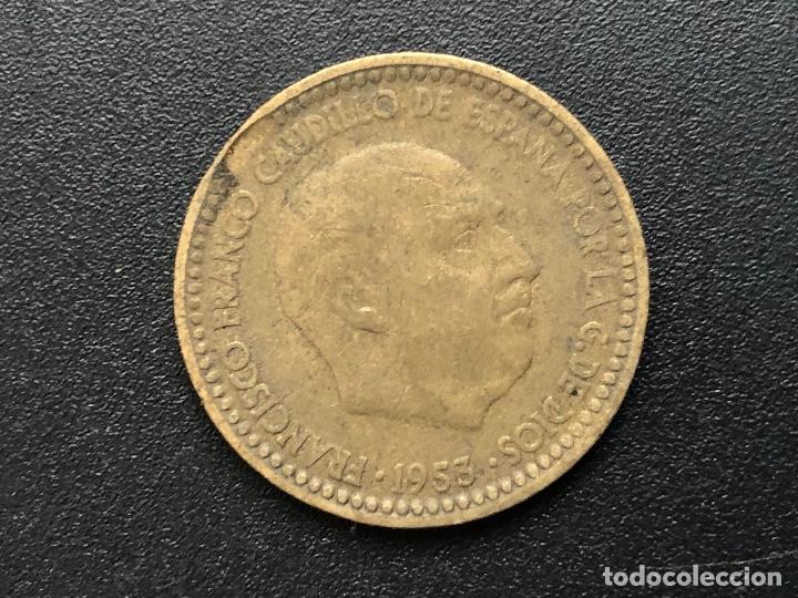 Monedas con errores: 1 peseta 1953 error - Foto 1