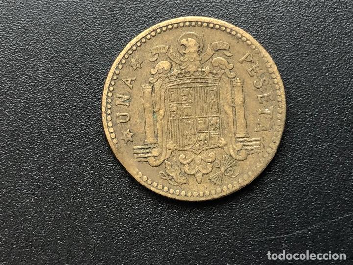 Monedas con errores: 1 peseta 1953 error - Foto 3