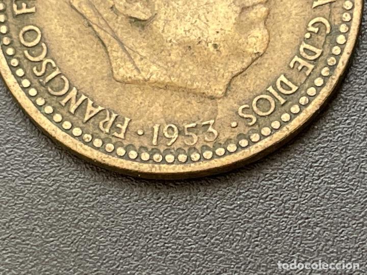 Monedas con errores: 1 peseta 1953 error - Foto 1